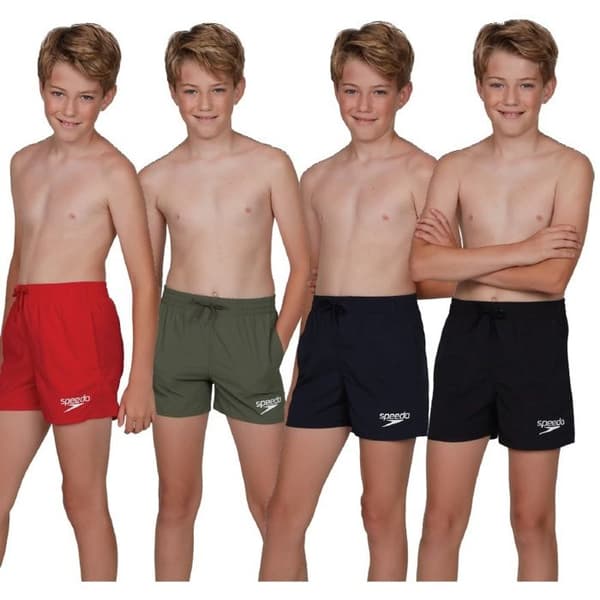 Speedo Essential 13" badshorts för barn - hypergul hypergul 8-9 år gammal