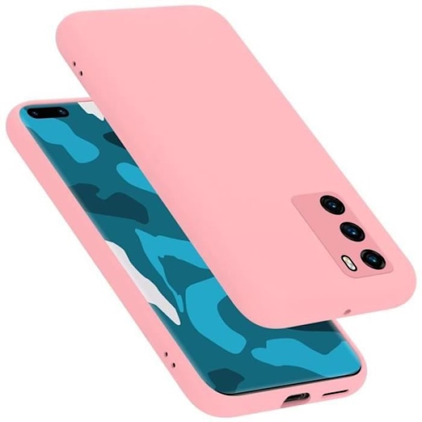 Telefonfodral - CADORABO - Huawei P40 - Silikon TPU - Rosa - Optimal skydd Rosa