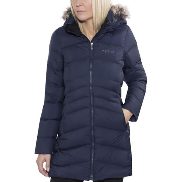 Jacka - Marmot - Montreal - Duvet 700 Fill Power - Avtagbar huva - Vinter Dam Blå M