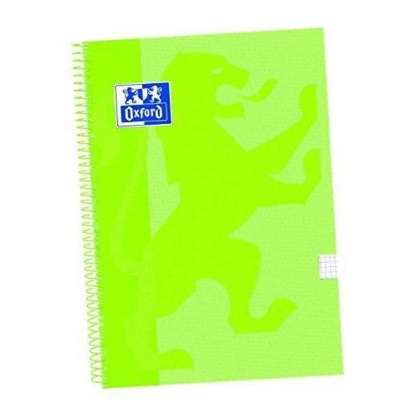 Oxford 936120 - 80-arks Super Hard Cover Notebook, Lime - 400075610