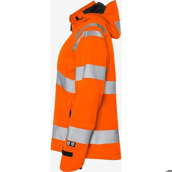Vattentät högsynlighetsjacka klass 3 dam Fristads Shell 4681 GLPS orange hög synlighet M