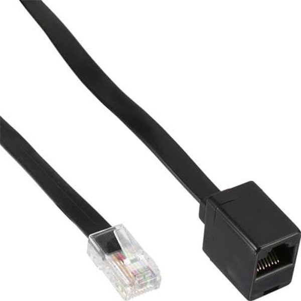 INLINE - Förlängningskabel ISDN RJ45 (8P8C) hane/hona, 5m