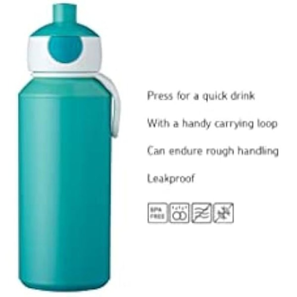 Gourde - MEPAL - Little Dutch - Vattentät - 400 ml - Återanvändbar - Utan BPA Blommor & fjärilar