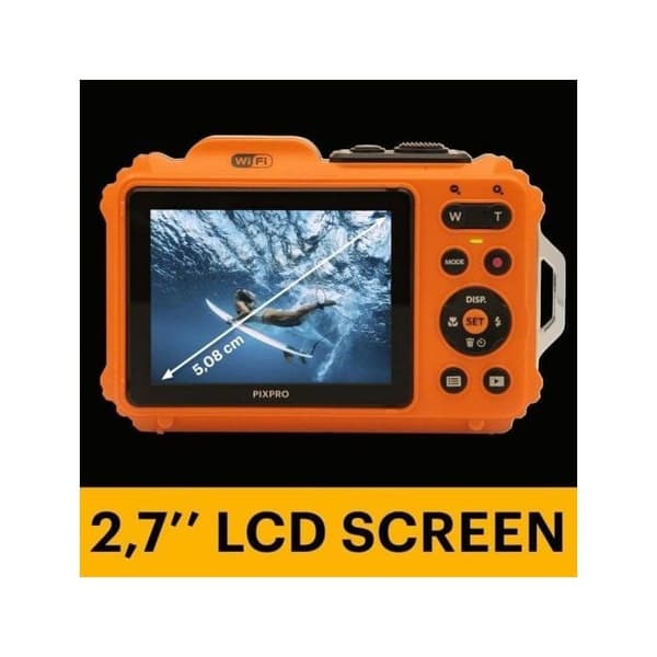 Kompakt Digitalkamera - KODAK - PIXPRO WPZ2 - 16 MP - Vattentät 15 m - 4x optisk zoom