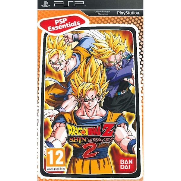 DRAGON BALL Z SHIN BUDOKAI 2 ESSENTIAL / PSP-spel
