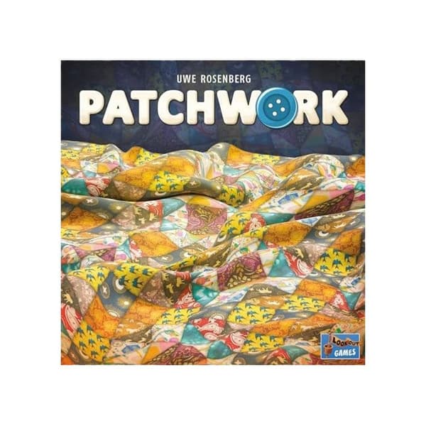 Strategispel - ASMODEE - Patchwork 10-årsjubileum - 2 spelare - 30 minuter - 8 år och uppåt brun, guld, blå