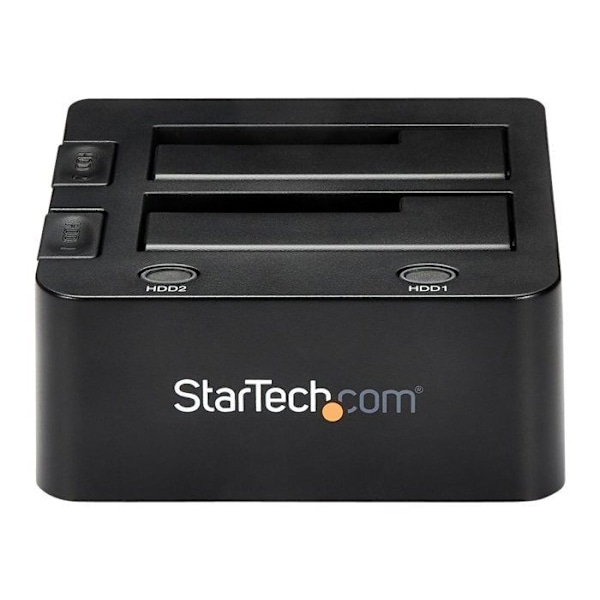 Dockningsstation - STARTECH - SDOCK2U33 - USB 3.0 - 2 SATA III hårddiskar - Svart