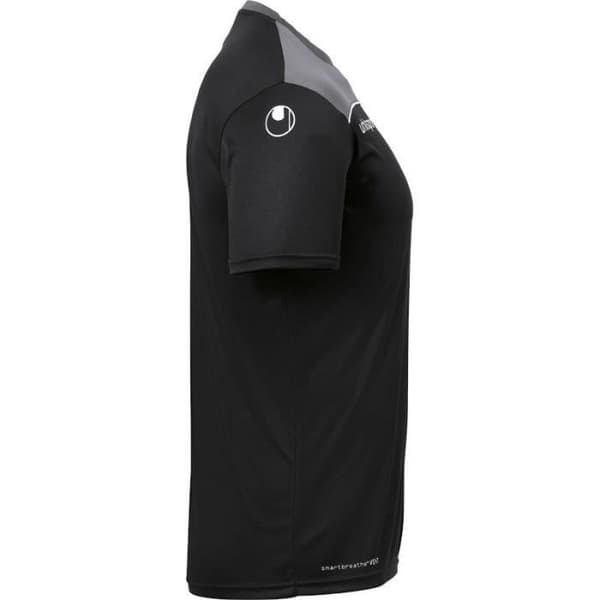 Polo - UHLSPORT - Offense 23 Poly - Fast färg - Design sydd - 100% polyester Svart/Mörkgrå/Vit M