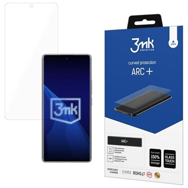 Film för Redmi Note 14 Pro 3MK ARC+ Fullskärm