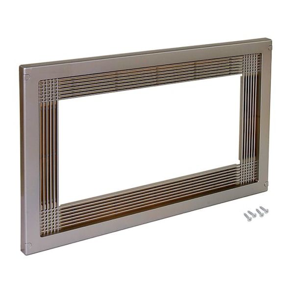 Mikrovågsram - EMUCA - 600 mm - Borstat nickel - Plast - Lätt integration