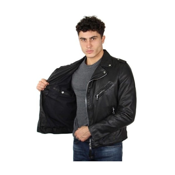 Blouson perfecto Schott i läder ref 47534 Svart Svart XL