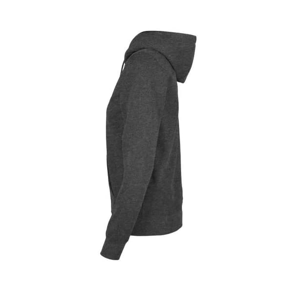 Dams zip hoodie Build Your Brand Basic - kolgrå Träkol XXXL