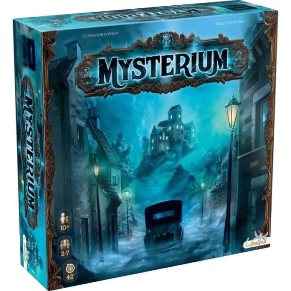 Libellud, Mysterium, Brädspel från 10 år, Mysterious &amp; Cooperative Investigation Game, från 2 till 7 spelare, 45 min, på franska