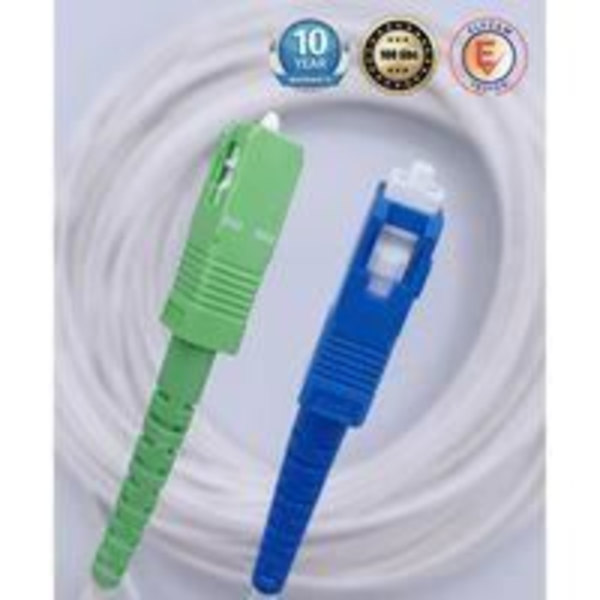 Elfcam® - Fiberoptisk kabel/förlängningskabel { Freebox } - SC-APC till SC-UPC Singlemode Simplex Patch-sladd - 5m
