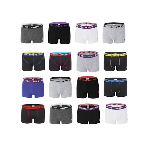 Umbro Boxer Herr Caleçon Herr - Blå (Paket med 6) Flerfärgad XXL