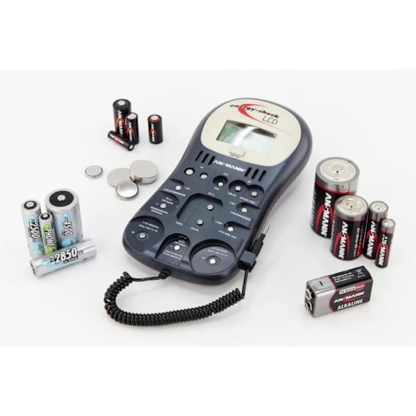 Ansmann Batteritestare Energy Check LCD 10 x 3,4 x 19,5 cm 4000392
