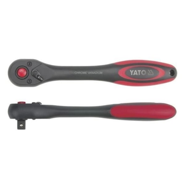 Yato YT-0290, balktyp momentnyckel, mekanisk, 1-4", svart-röd, plast, 14,4 cm