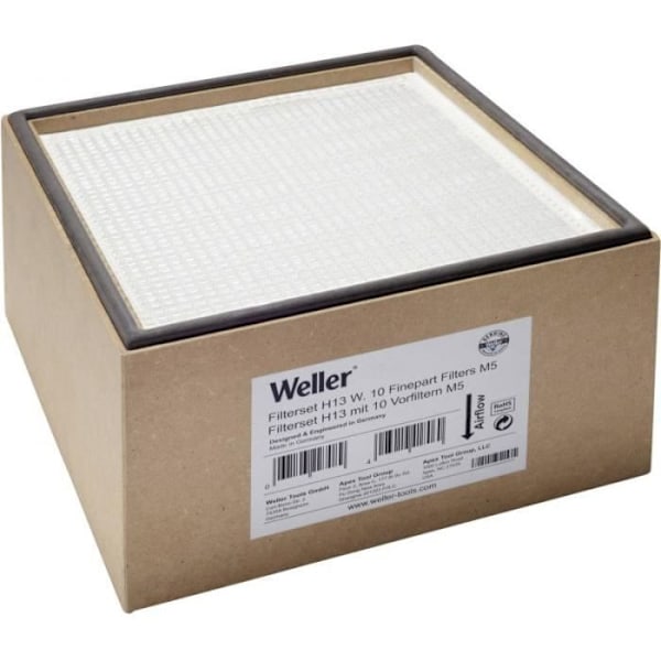 Weller Filterset für Zero Smog 2, Zero Smog EL, WFE 2ES / CS Kompaktfilter (L x B x H) 285 x 285 x 173 mm 11 st -