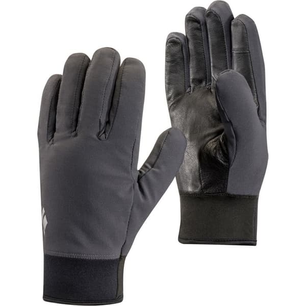 Black Diamond Midweight softshell skidhandskar rök jag