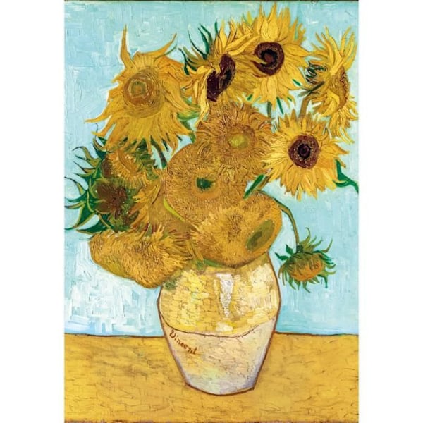 Pussel Compact 1000 bitar: Van Gogh - Solrosor