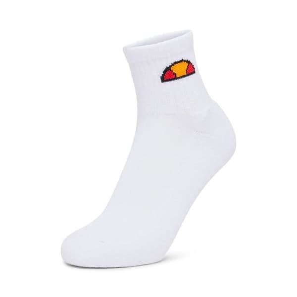 Ellesse unisex strumpor - enkla, förpackning om 3 Vit 43