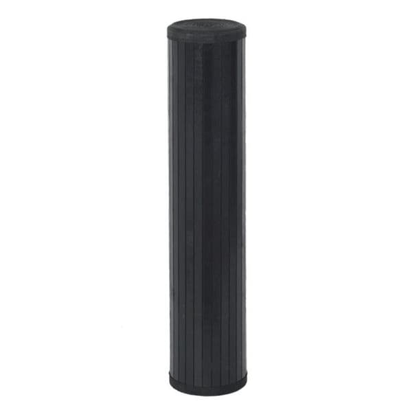 Matta - VIDAXL - 100x100 cm - Svart - Bambu - Antiskid Svart
