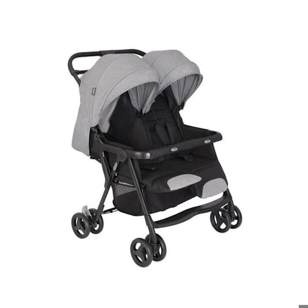 Poussette Graco DuoRider Seconde stipple grå