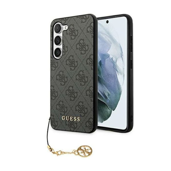 Telefonhuvud - Guess - 4G Charms - Samsung Galaxy A35 5G - Svart - Flexibel - Stötskydd svart