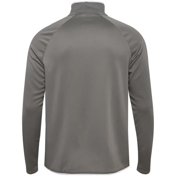 Hummel Core 2.0 träningströja med halv dragkedja - stålgrå/vit stålgrå/vit jag
