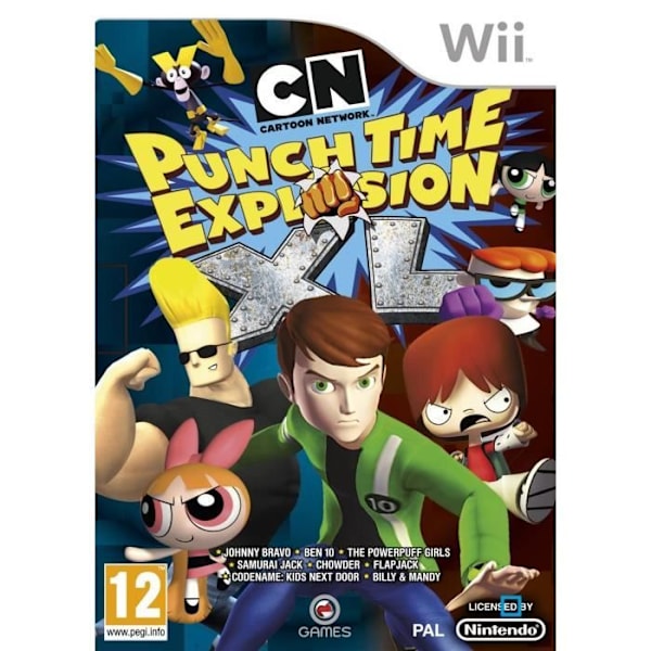 PUNCH TIME EXPLOSION XL / Wii-konsolspel