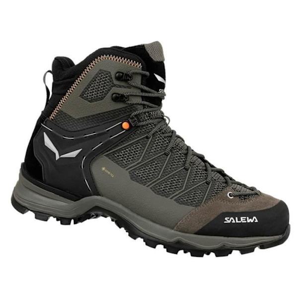 Vandring skor - Salewa - MTN Trainer Lite Mid - Grå - Andningsbar - Pomoca sula Bungee-snöre / svart 43