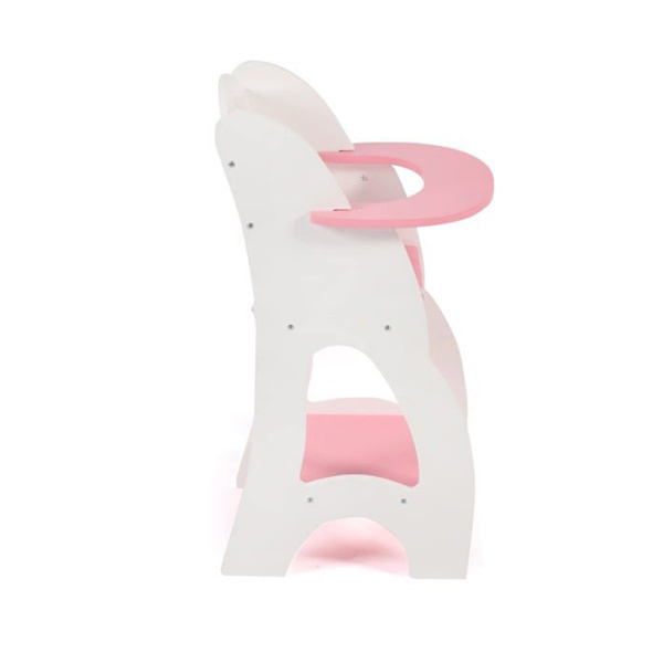 Bayer chic - 520-88 - 2000- Barnstol för babydockor upp till ca. 46 cm, Möbler för dockor, Rosa stjärnor