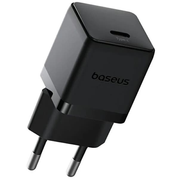 Laddare - BASEUS - Palm - 20W - Type-C - 1m - Svart Svart