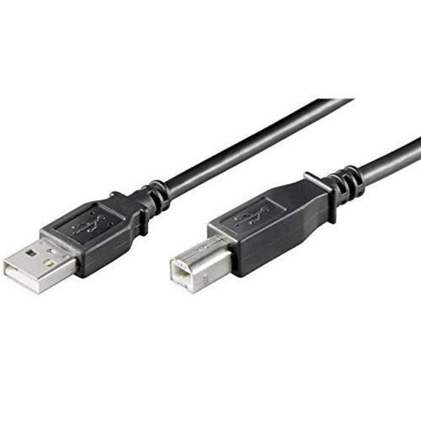 PremiumCord USB 2.0 A B Kabel 3 m Svart - ku2ab3bk