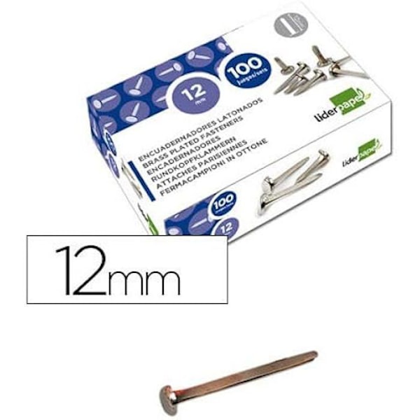 Attache Parisienne - LIDERPAPEL - Modell 02830 - Laiton - 12mm - Assorterade plastmaterial Blandad