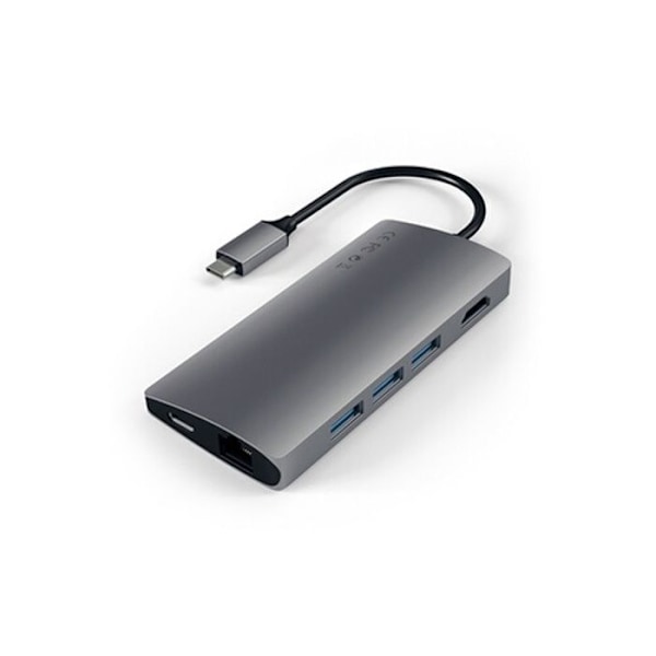 Satechi USB Hub 8 IN 1 USB-C HUB SIDERAL GRÅ