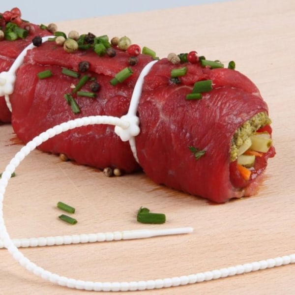 Köksnät - FACKELMANN - Food & More - 6 stycken - Värmebeständig - Universal användning Vit, Grön