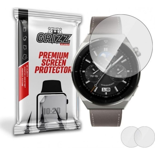 Glas för smartklocka - skärm för smartklocka Grizzglass Hybridglas för Huawei Watch GT 3 Pro 46 mm