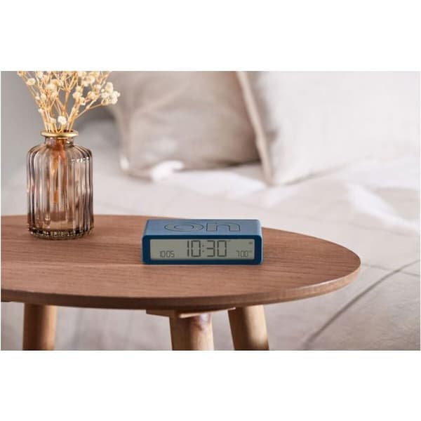 Lexon FLIP CLASSIC Clock Radio Duck Designer Adrian & Jeremy Wright Blå