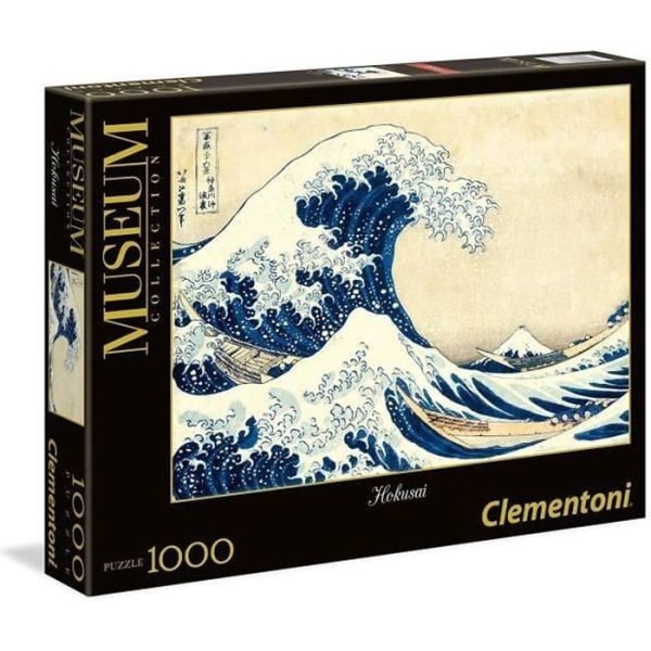 Clementoni 1000 bitars pussel - Hokusai: The Wave