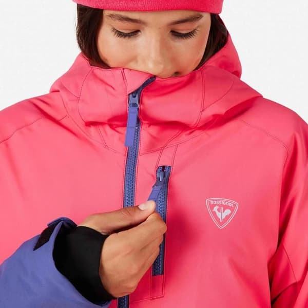 Barn skidjacka Rossignol Wispile framtida blå 10 år