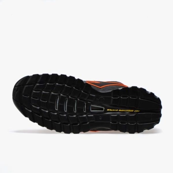 SÄKERHETSSKO - DIADORA - GLOVE TECH LOW PRO S3 SRA HRO ESD - Svart/Orange - Läder - Unisex Svart 44