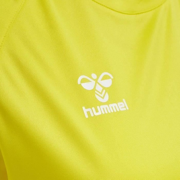 Hummel Core Poly dam t-shirt - Gul - M - Korta ärmar - Andas - Multisport Gul XL