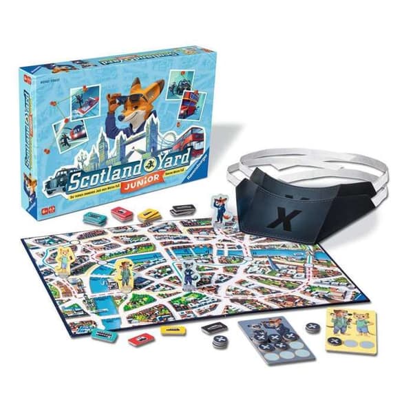 Scotland Yard junior utredningsspel - RAVENSBURGER - Blå - Från 6 år