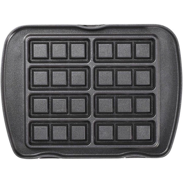 Lagrange Par plattor för 8 mini-våfflor för premium våffeljärn - 010622 Svart