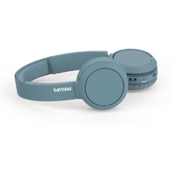 Philips TAH4205BL - Trådlösa hörlurar - Supra aural - Bluetooth- 32 mm drivrutin - 29h batteritid - USB-C- Blå