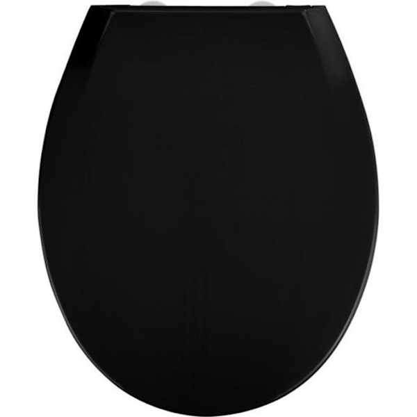 Toalettsits - WENKO - Kos - Termoplast - 37x44 cm - Svart Svart