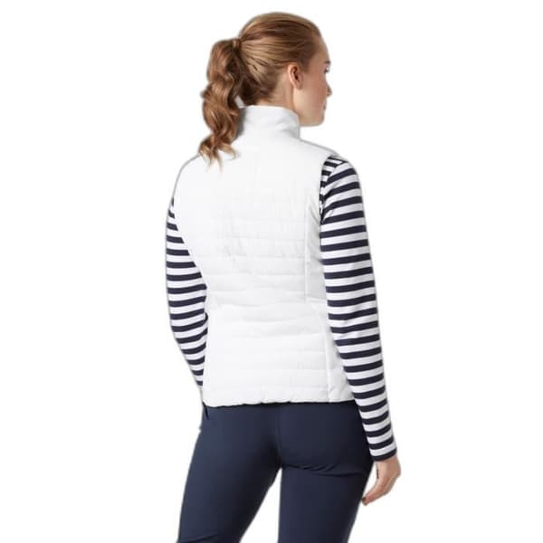 Helly Hansen crew insulator 2.0 ärmlös jacka för kvinnor - vit - L Vit S