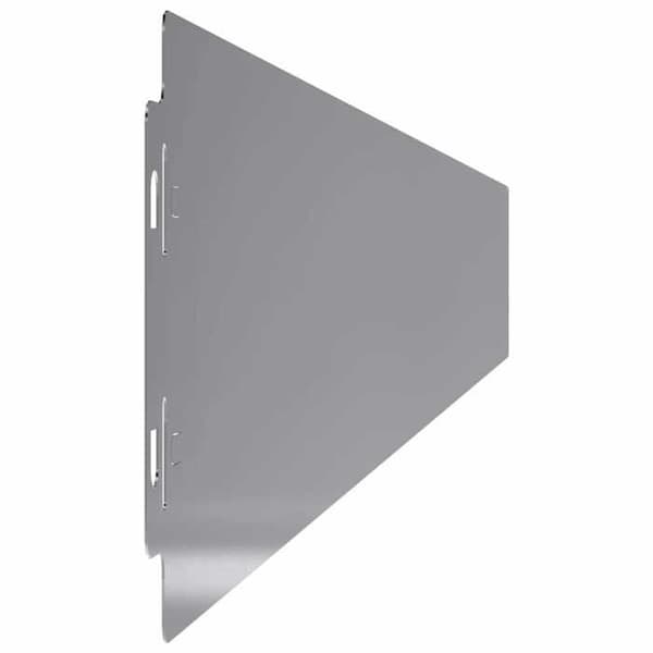 vidaXL Gräskanter 10 st 10x103 cm galvaniserat stål 860135
