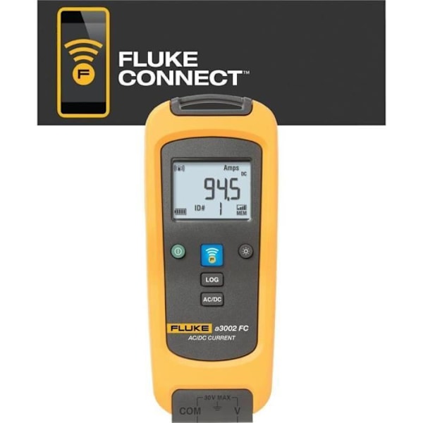Fluke Connect™ FLK-a3002 FC LCD trådlös klämmätare CAT III 1000 V, CAT IV 600 V